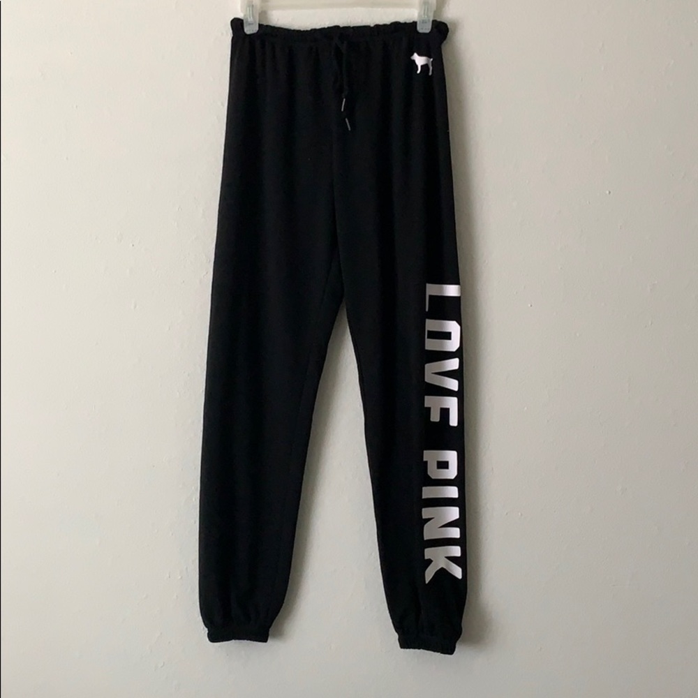 PINK drawstring jogger sweats